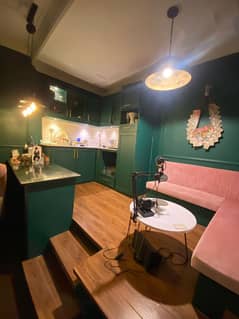 defence 500 yards beautiful bungalow for rent with basement semi furnished