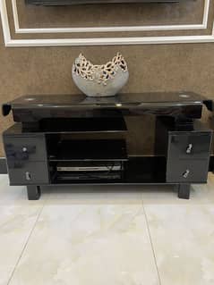 Black Ceramic tempered glass Lcd console