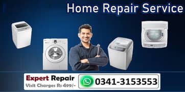 Automatic Washing Machine Repair (LG Haier Dawlance Samsung Orient SG)