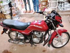 Suzuki 110 red colour 2021