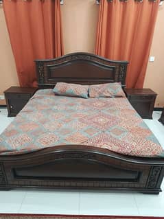 King Size Wooden Bed