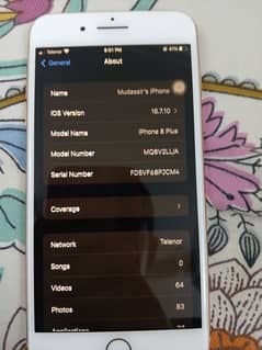 Iphone 8plus PTA Approved