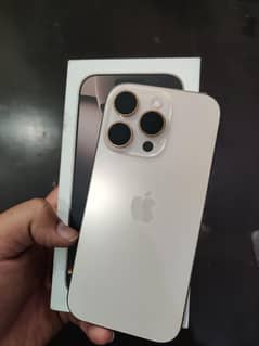 iphone16 Pro Desert Titanium 256GB JV Canadian 10+10 51 Charging Cycle