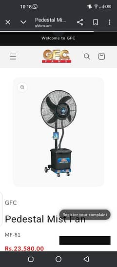 mist fan only 3 months used bilkul ok ha koi problem nhi ha
