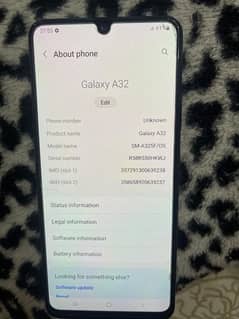 SAMSUNG A32 WITH BOX.