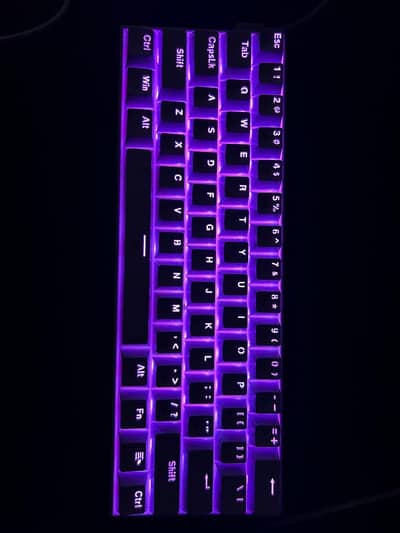 Redragon k630W 61% mechanical keyboard for gaming with RGB