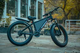 Electric Cycle | Fat Tyre |35km/h|35km| Pedal Assist + Cruise Control