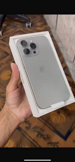 Apple iPhone 15 pro max natural titanium Non PTA Factory Unlocked