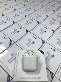 i12 ear buds white with Box