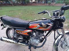Black honda cg 125 model 2022 Very Good Condition