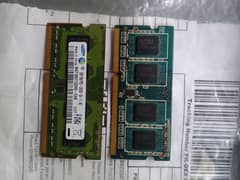 Laptop Rams ddr3  2gb / 4gb