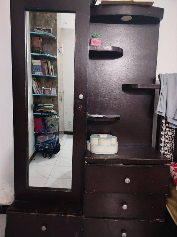 bed set with side tables and dressing table 1