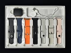 Ultra Smart Watch Series 10 With 7 Straps 7 in 1