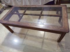 1 center table with 2 said tables with mirror good condition