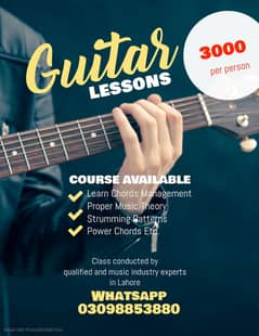 Guitar Classes in Lahore