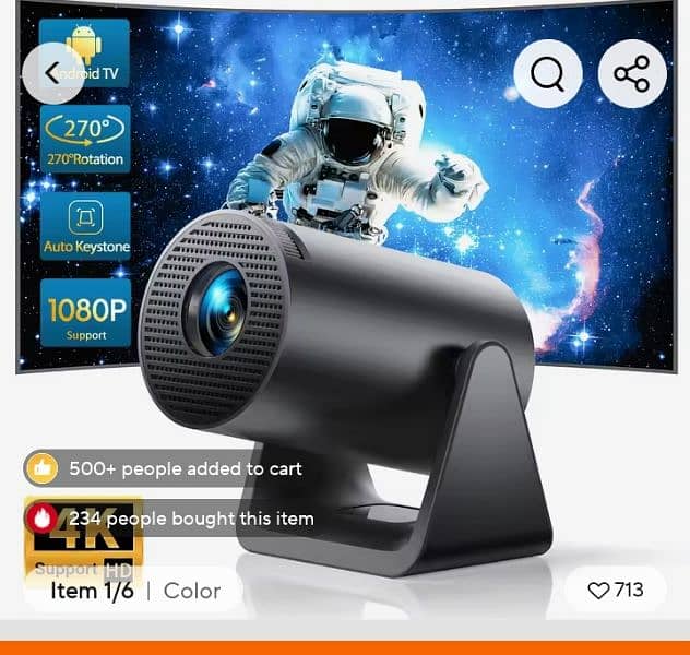 android Projctor  (wimius L1 ) 0
