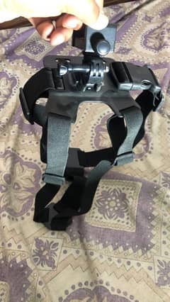 Adjustable Mobile Phone Chest Holder Mount Webbing Belt Strap Phone