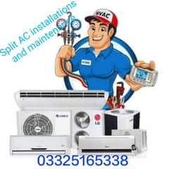 split AC installations and maintenance services