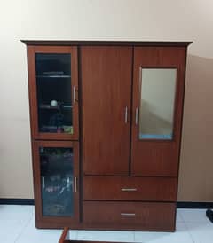 2 door wardrobe with shelf