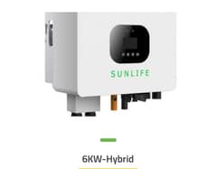 Solar Inverter, SunLife Inverter 6kw, Best Price In Karachi.