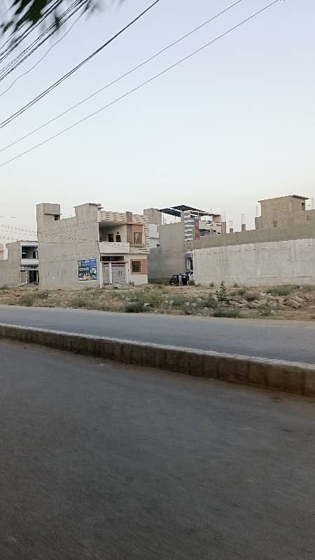 120 Sq Yard Transfer WEST OPEN plot in Block 5 SAADI GARDEN 11