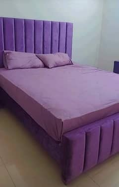 Bed / bed set / king size bed / double bed / poshish bed /side tables