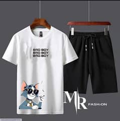 Printed T shirt and Trouser Track suit
