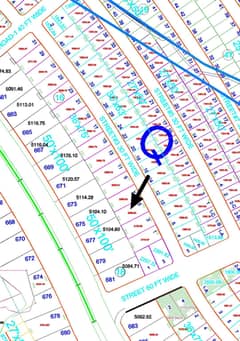 Q block 10 marla 36×75 solid plot for sale in street 3 plot 7