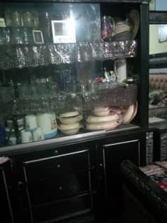 bed dressing table and showcase