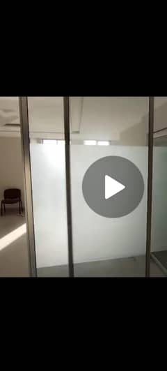 Glass/Aluminium partition