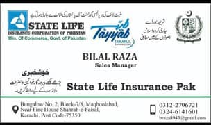 STATE LIE INSURANCE COPRATION OF PAKISTAN