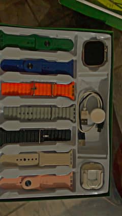 Ultra watch with 7 straps and blue tooth