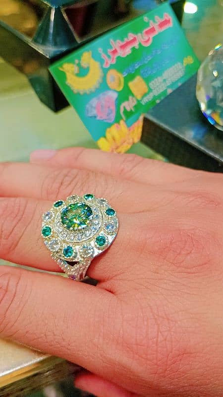 Chandi Ki ring bracelet stone jans ring ladies ring 16