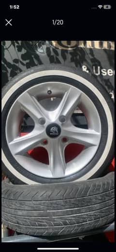 Tyre and rim available all car size