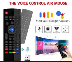 universal android Tv remote 3 in 1 voice search keyboard
