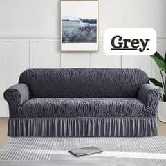Zebra velvet sofa cover