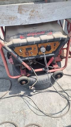 used generator empower 5 kw with ATS. runs both on gas and petrol.