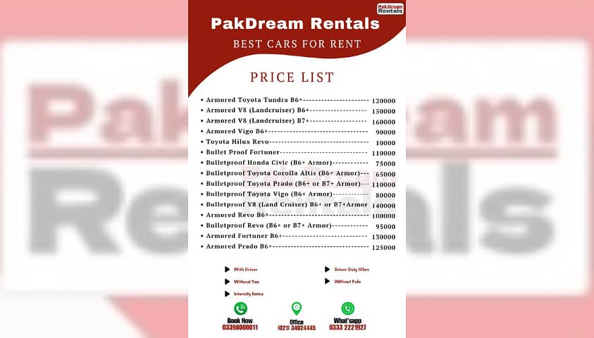 Rent a car | Car Rental one way drop to All Pakistan |Travel & tourism 2