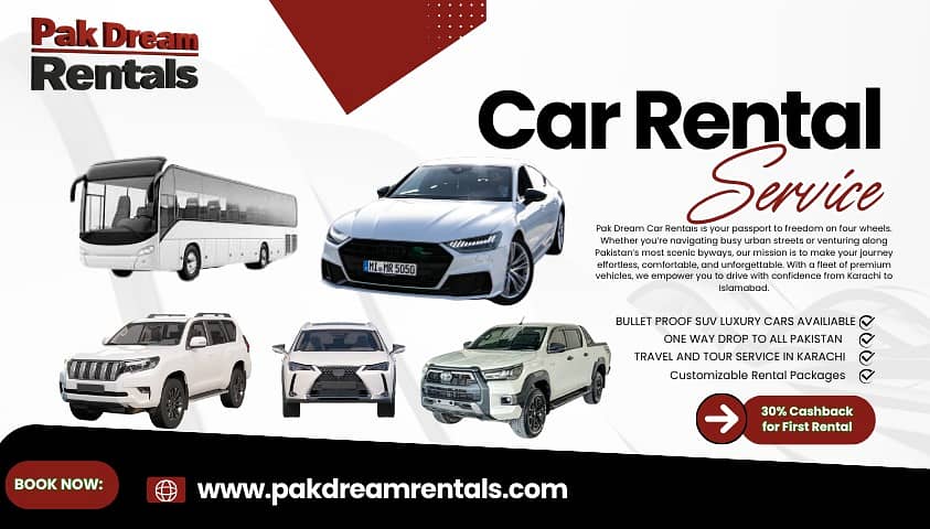 Rent a car | Car Rental one way drop to All Pakistan |Travel & tourism 1