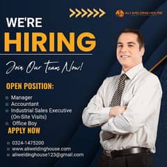 Office Manager, Accountant, Office Boy