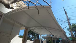 outdoor sun shades/awnings/canopies/tensile shades/car parking shade
