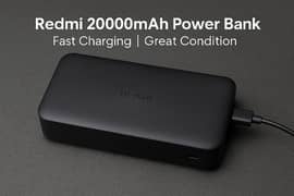 Redmi 20000mAh Power Bank (Original, Used - Excellent Condition)