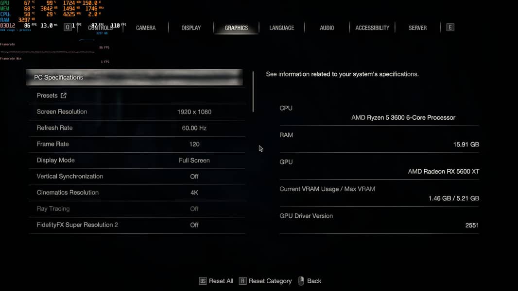 AMD XFX RX 5600 XT 6 GB VRAM, PERFORMANCE SLIGHTLY BETTER THEN RTX2060 17