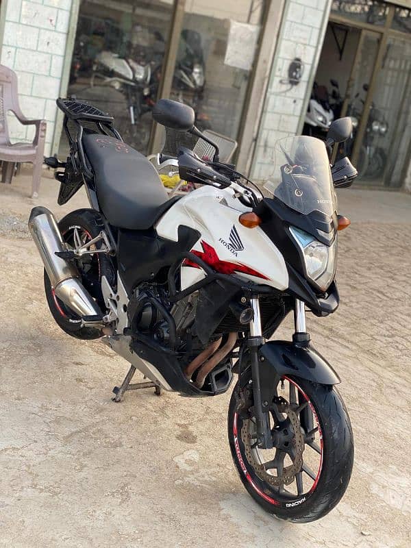 HONDA CB 400 x Africa twin KTM 2