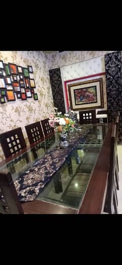 8 chairs dining table