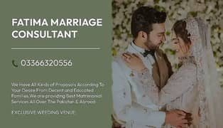 Marriage Bureau Services / Proposals / Online Rishta Service