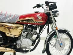 Honda CG 125 2024 Model Gold Edition