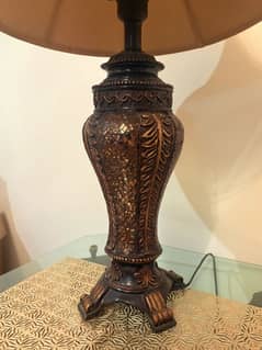 Bronze/Gold Lamp Pair for Sale