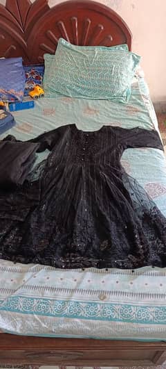 black fancy frock in medium size