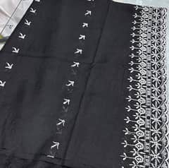 Lawn shawl with chikan work for summer new arrival